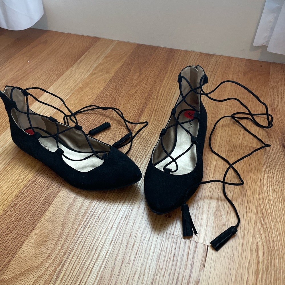 Black flats